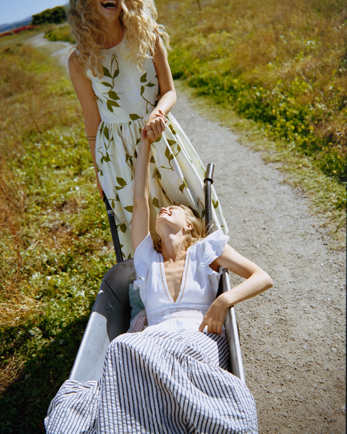 Taffeta Midi Dress, Soft pastel. Image #5