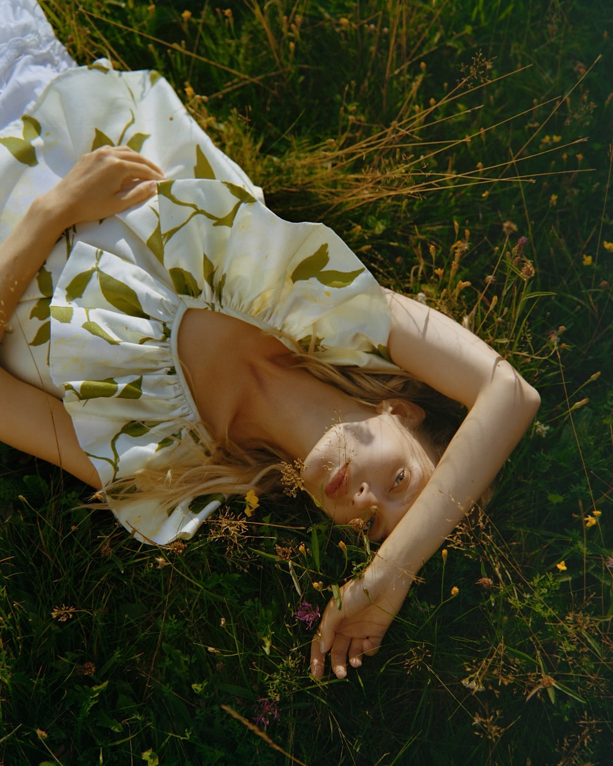 Taffeta Flounce Top, Soft pastel. Image #1