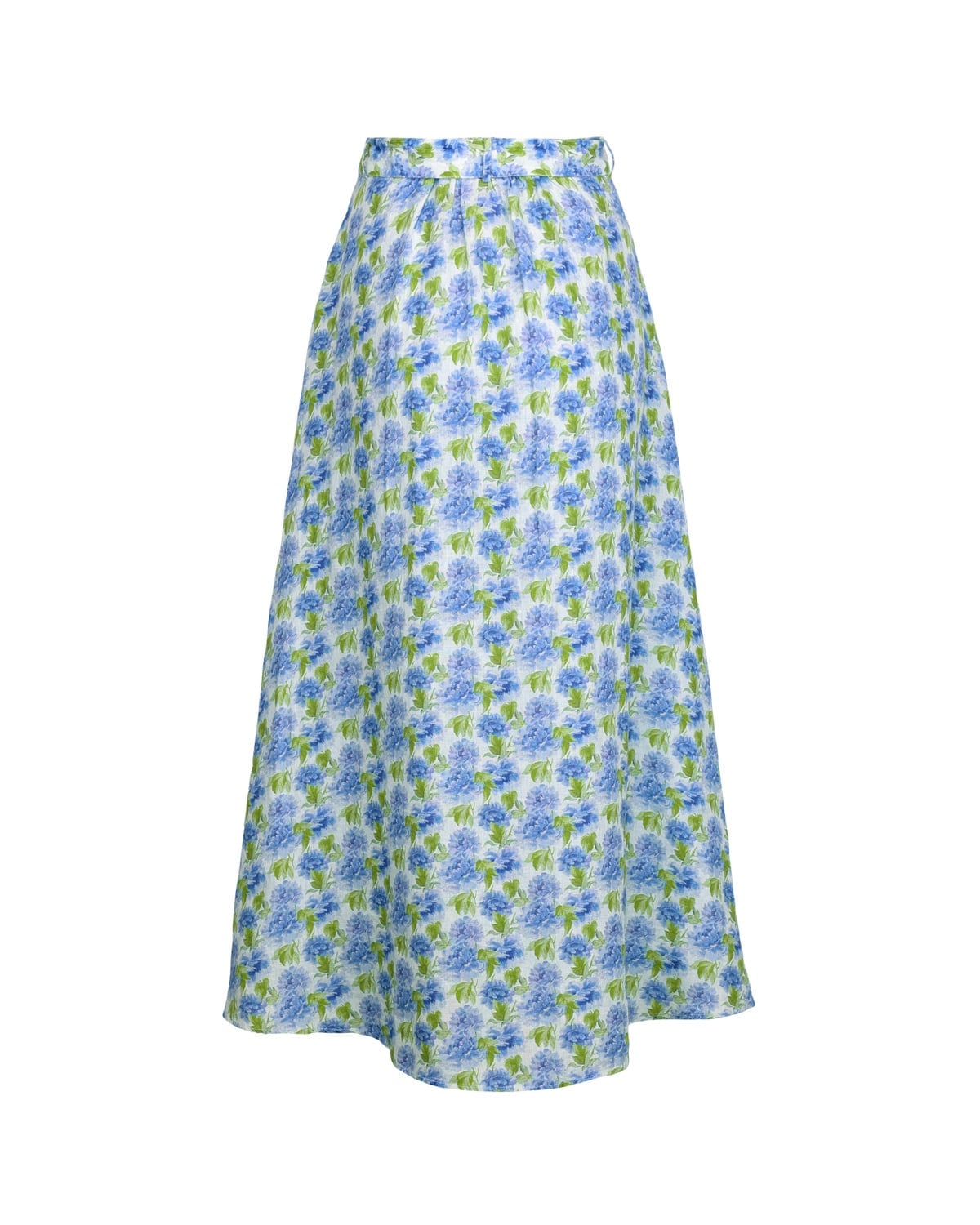 Linen Maxi Skirt, Peony. Image #5