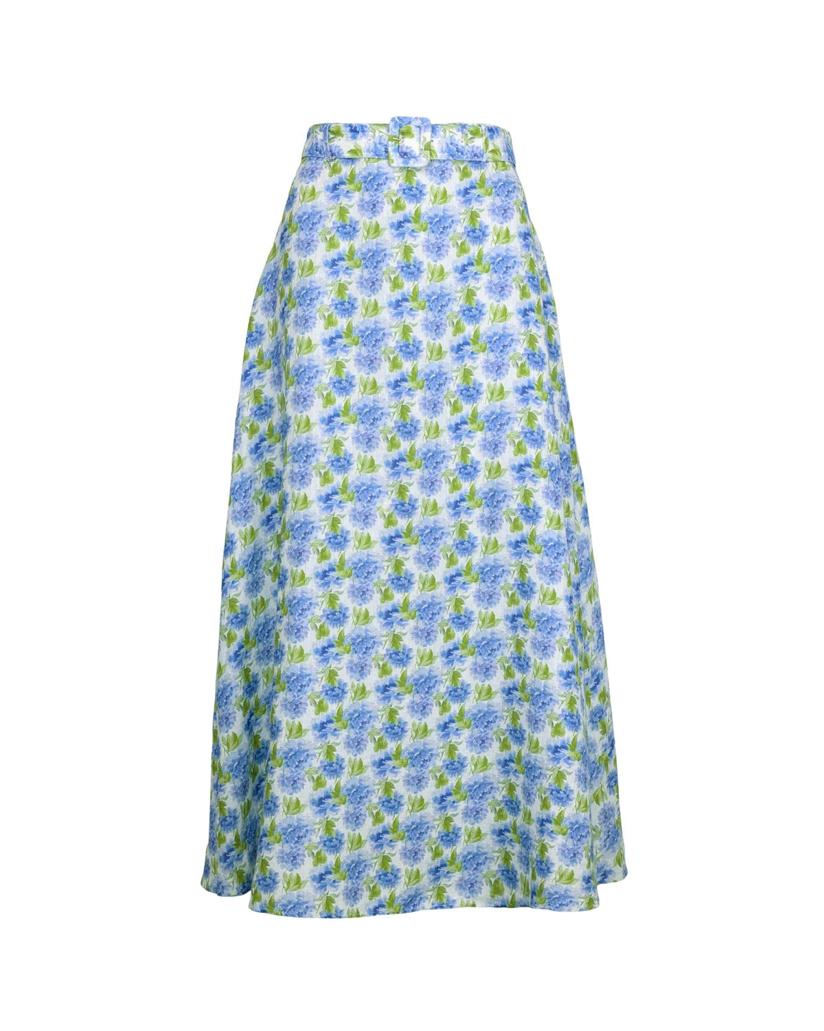 Linen Maxi Skirt, Peony. Image #2