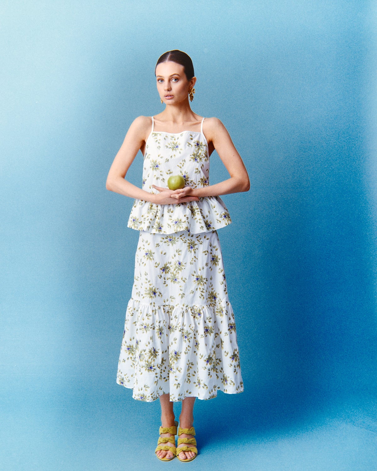 Cotton Taffeta Top, Petals. Image #2