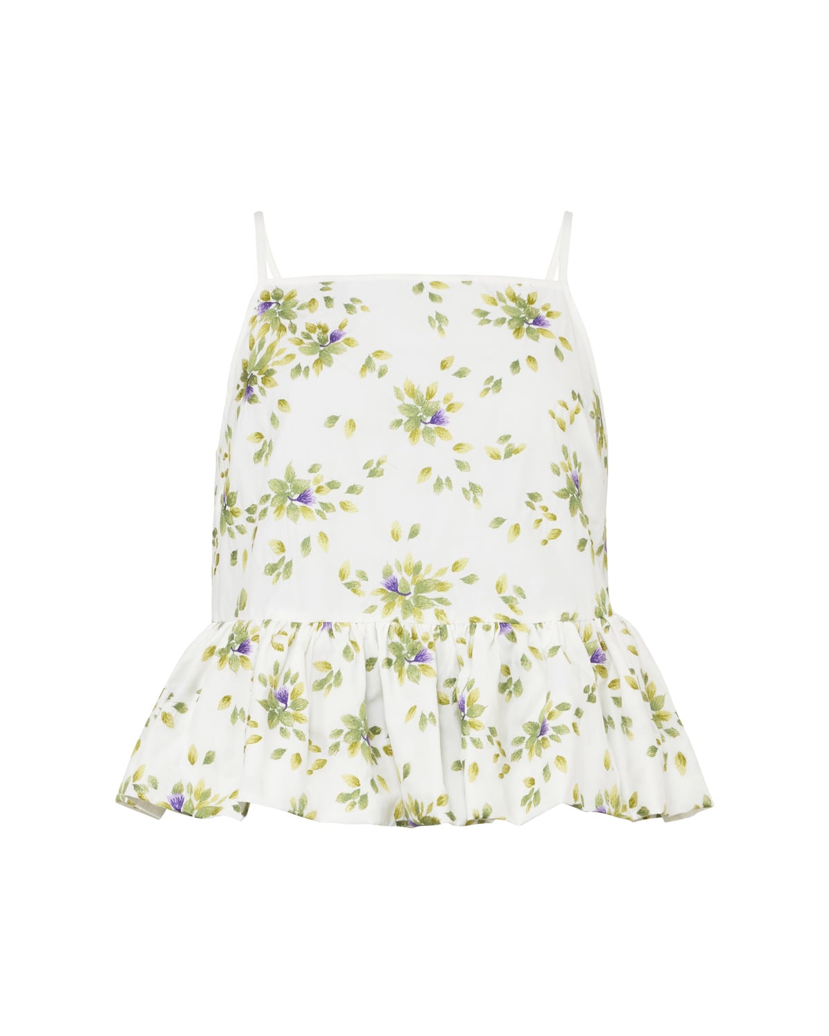 Cotton Taffeta Top, Petals. Image #3