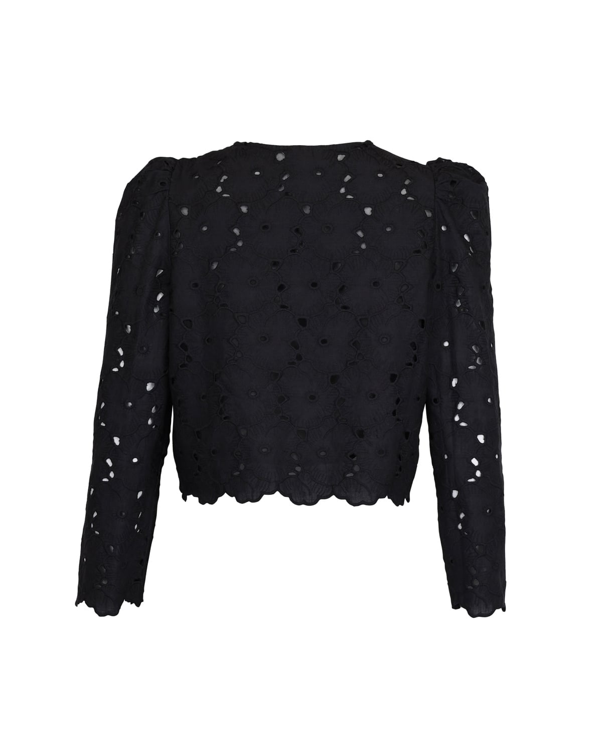 Broderie Anglaise Jacket, Black. Image #2