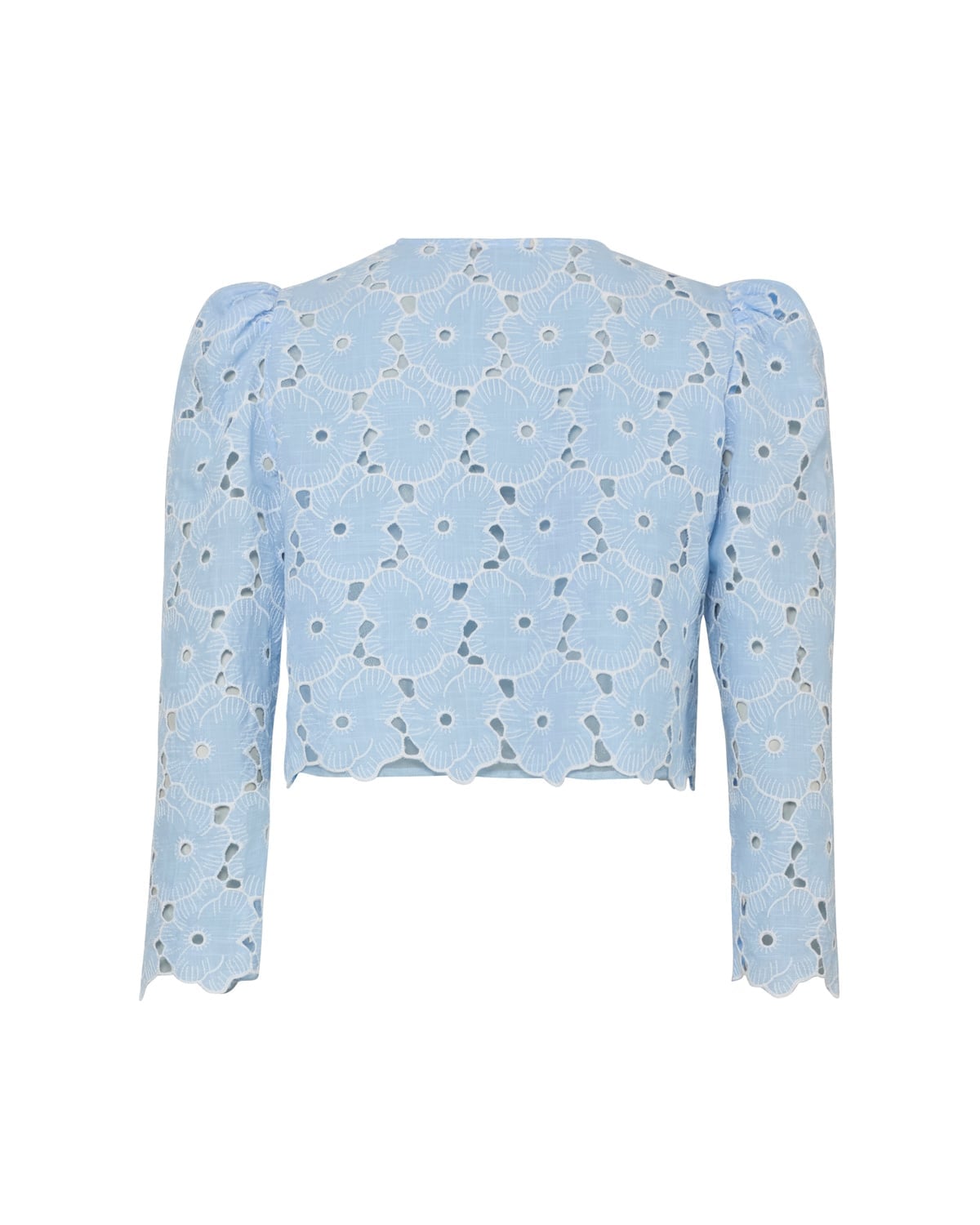 Broderie Anglaise Jacket, Light Blue. Image #2