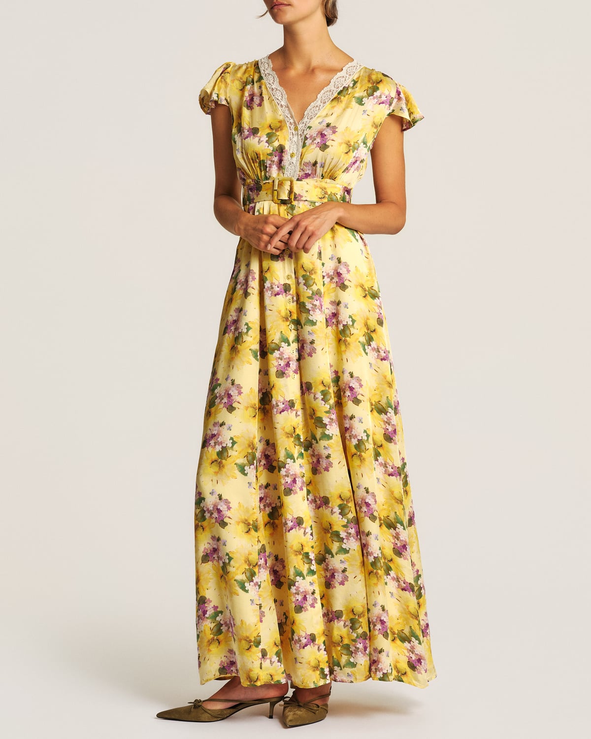Satin Gown, Sunflower Haze. Image #2