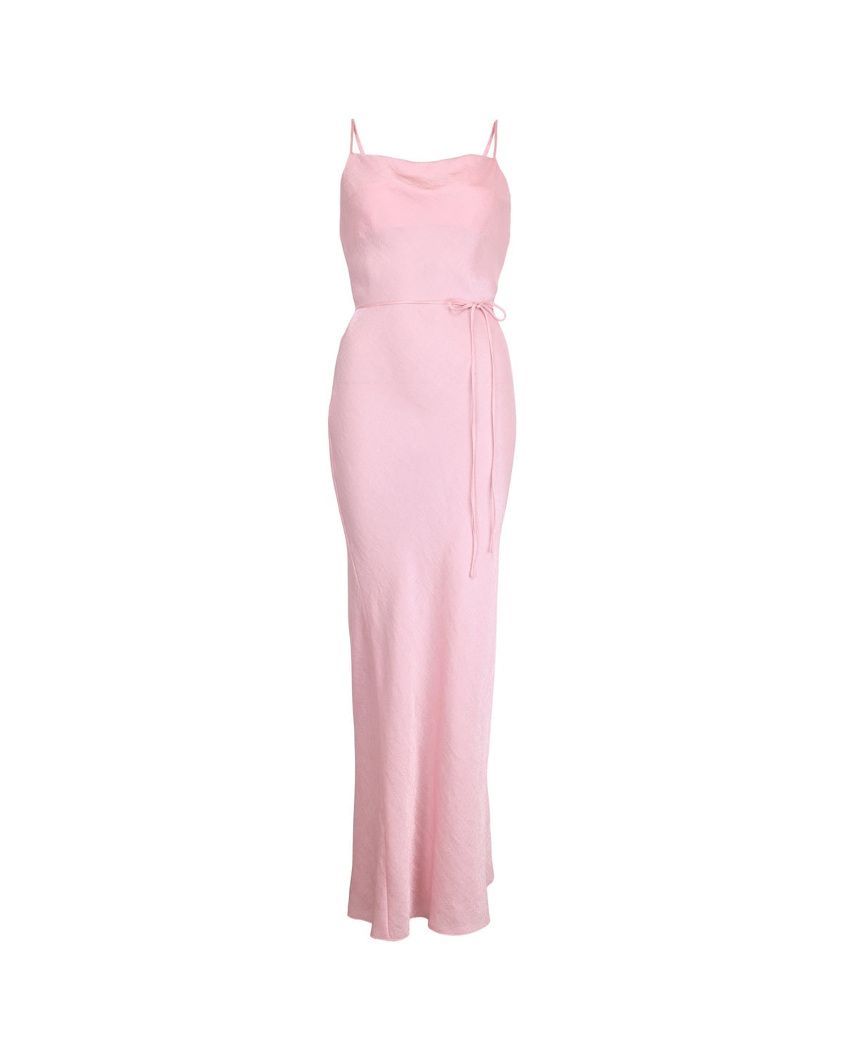 Shiny Slip Dress, Dusty Pink. Image #1
