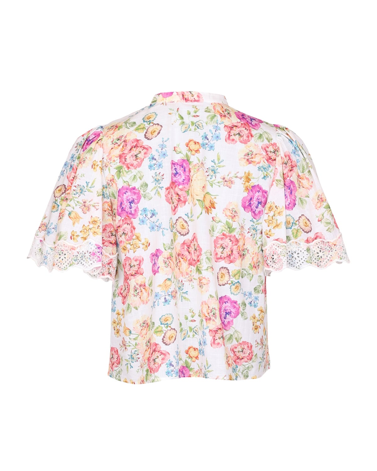 Cotton Slub Blouse, Flora. Image #2